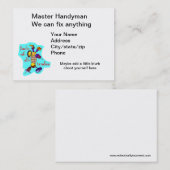 Handyman voor alles visitekaartje (Voorkant / Achterkant)