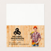 Handyman with Tool Belt | Home Repairs Visitekaartjes (Buitenkant ongevouwen)