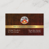 Handyman Wood Timber Layer Visitekaartje (Voorkant)