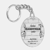 Handymandiensten Sleutelhanger (Voorkant Links)
