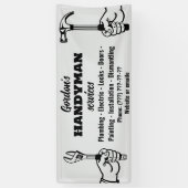 Handymandiensten Spandoek (Verticaal)