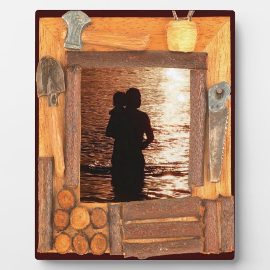 Handyman's Wooden Frame Image Ajouter une plaque p (Devant)
