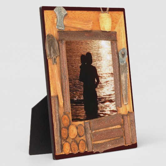 Handyman's Wooden Frame Image Ajouter une plaque p (Côté)