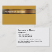 HandymanVisitekaartjes Visitekaartje (Voorkant / Achterkant)