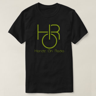 Handz on Radio Logo Black T-shirt met tekst