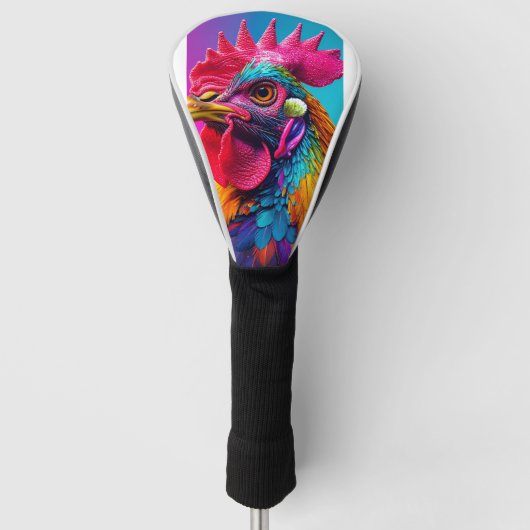 hanen geval golfheadcover (Voorkant)