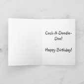  Hanen, Verjaardag Kaart (Binnen)