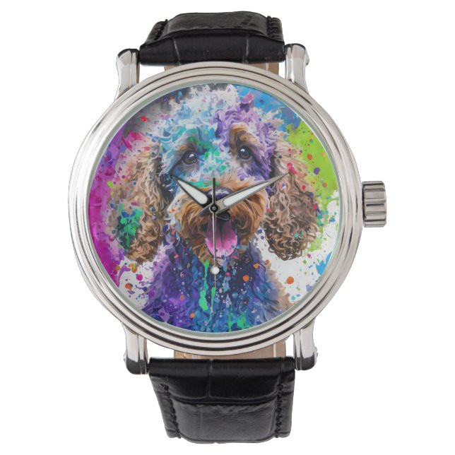 hanenpoes horloge (Voorkant)