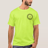 Hanes Tall T-Shirt avec Calligraphie Ayat an-Nur (Devant)