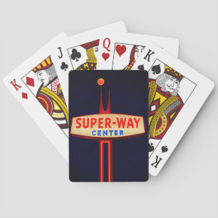HANFORD, CALIFORNIE. CARTES À JOUER SUPER-WAY.