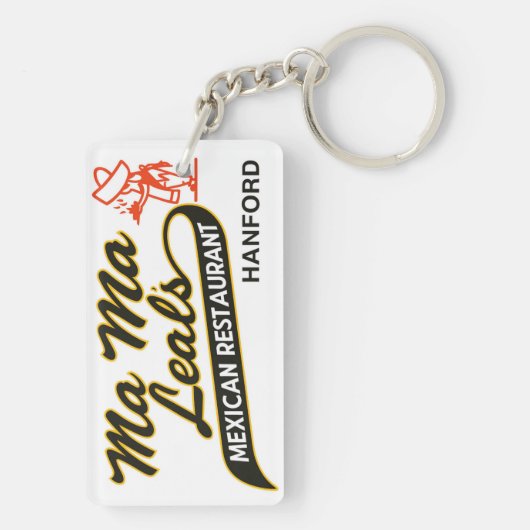 HANFORD, CALIFORNIË - MA MA LEAL'S. SLEUTELHANGER (achterkant)