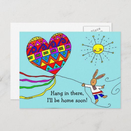 Hang daar de Oekraïense Folk Art, Vera Trembach Briefkaart (Voorkant / Achterkant)