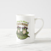 Hang daar in, het wordt erger - Funny Frog Mok (Rechts)
