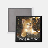 Hang daar in - Kitten Magnet Magneet (Voorkant / Achterkant)