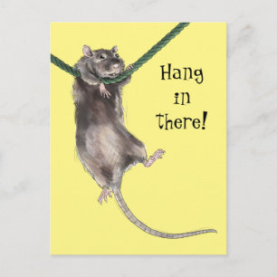 Hang daar in Rat Briefkaart
