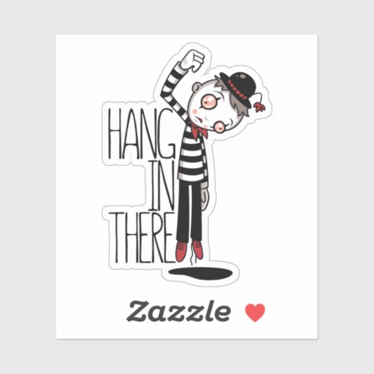 Hang daar Mime op Sticker (Vel)