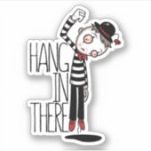 Hang daar Mime op Sticker (Voorkant)
