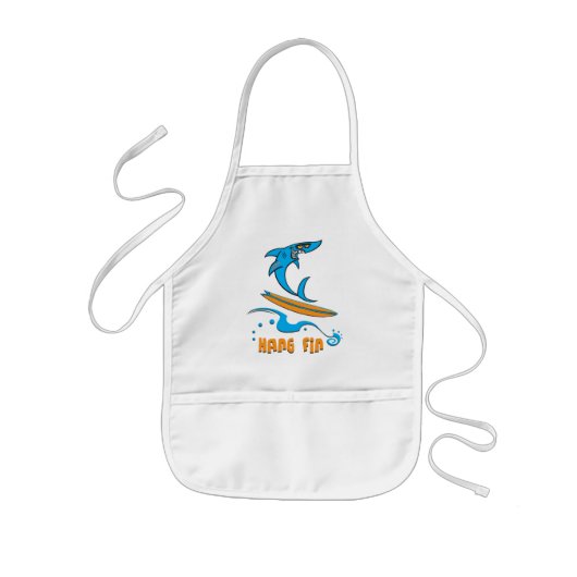 Hang Fin Kinder Apron Schort (Voorkant)