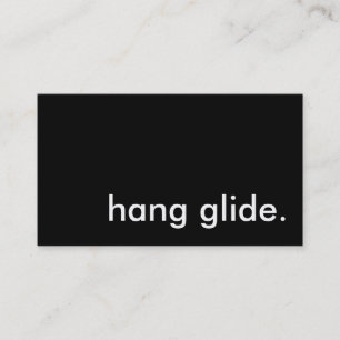 hang glide op. visitekaartje