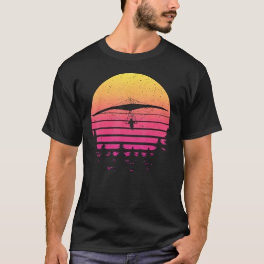 HANG GLIDER RETRO 1 T-SHIRT (Voorkant)