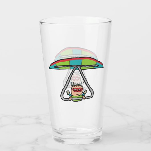 Hang Gliding Glas (Achterkant)