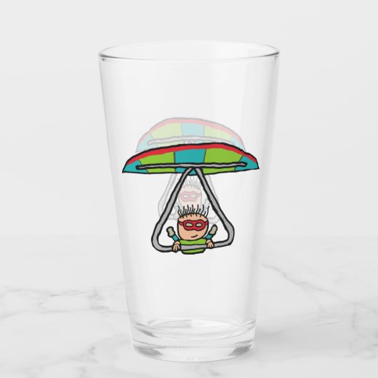 Hang Gliding Glas (Voorkant)