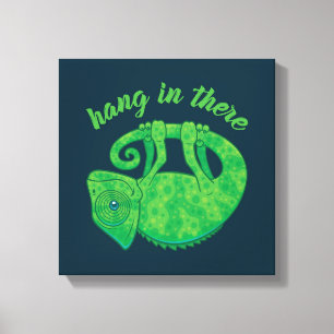 Hang in daar Magische Chameleon Canvas Afdruk
