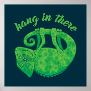 Hang in daar Magische Chameleon Poster