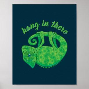 Hang in daar Magische Chameleon Poster