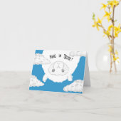 Hang in Daar Schapen Kaart (Gele Bloem)