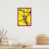 Hang in het Poster Kat (Keuken)