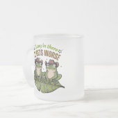 Hang in There, It Gets Worer Erger – Kikker Mok (Voorkant links)