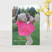 Hang-in-There Kaart (Gele Bloem)