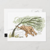 Hang in There Mammoth Carte postale (Devant / Derrière)
