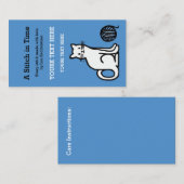 Hang Label / Garens / Haak / Knit Cat (Voorkant / Achterkant)