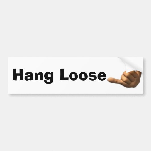 Hang los bumpersticker (Voorkant)