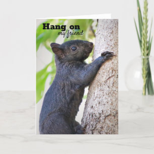 Hang On Card of Encouragement Kaart
