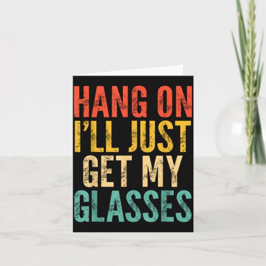 Hang On I'll Just Get My Gles  Kaart (Voorkant)