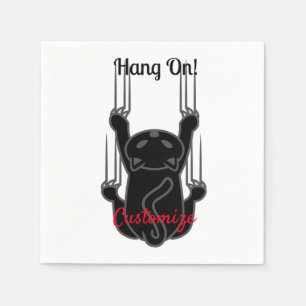 Hang op Black Cat Thunder_Cove Servet