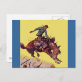 Hang op Cowboy Briefkaart (Voorkant / Achterkant)