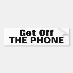 Hang Op, DE TELEFOON Bumpersticker