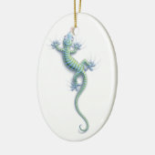 Hang op Gecko Keramisch Ornament (Links)