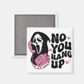 "Hang op" Ghostface Horror Fan Gift Magneet (Voorkant / Achterkant)