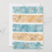 Hang Ten Retro Surf Beach Birthday Kaart (Achterkant)