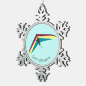 Hang Tin Sneeuwvlok Ornament (Rechts)