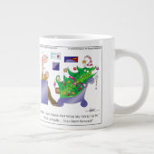 HANG-UPS Cartoon Koffie-Mok Extra Grote Mok (Rechts)