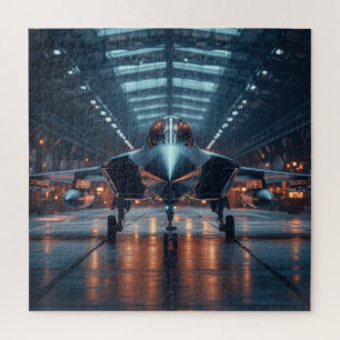 Hangar Jet à Dusk - Puzzle de l'aviation