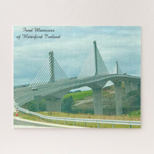 Hangbrug Waterford Ierland. Legpuzzel