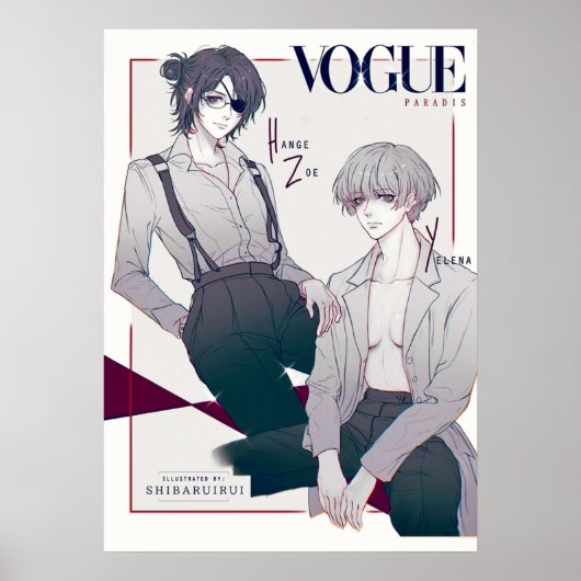 Hange Zoe en Yelena Attack op Titan Poster (Voorkant)