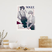 Hange Zoe en Yelena Attack op Titan Poster (Keuken)